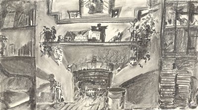 Fireside by Candlelight by Vincent Alexander Booth