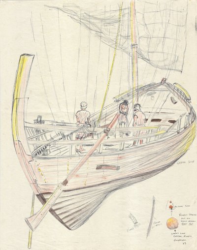 Greek ship by Vincent Alexander Booth