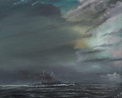 HMS Hood 1941 by Vincent Alexander Booth