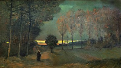 Autumn Landscape in the Evening by Vincent van Gogh