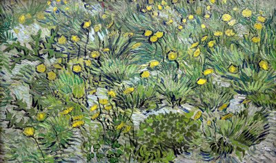 Dandelions, 1889 by Vincent van Gogh