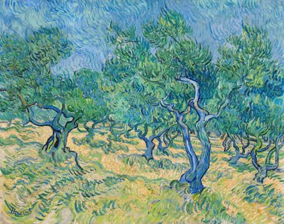 Olive grove, 1889 by Vincent van Gogh