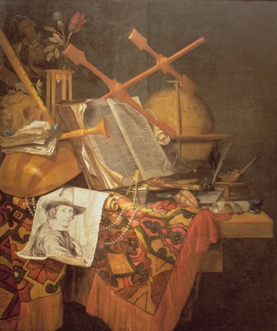 Vanitas by Vincent Laurensz van der Vinne