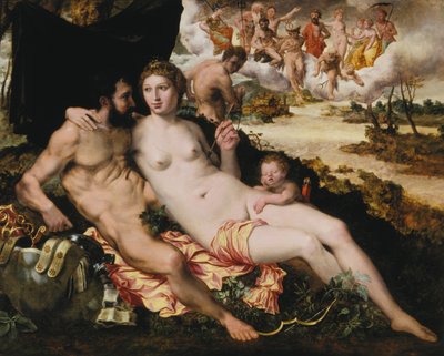 Mars and Venus by Vincent Sellaer