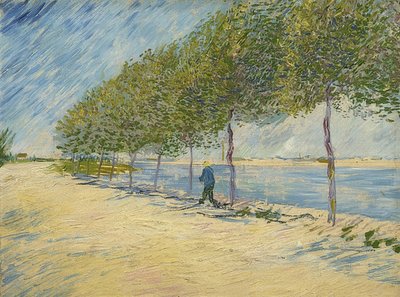 By the Seine. 1887 by Vincent van Gogh