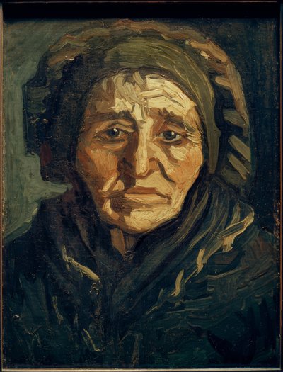 Peasant Woman: Old Woman with Dark Hood by Vincent van Gogh
