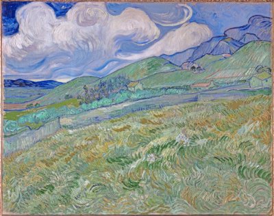 Mountain Landscape Behind the Hospital Saint-Paul by Vincent van Gogh