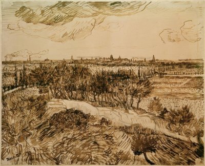 View of Arles from Montmajour by Vincent van Gogh