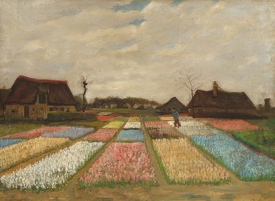 Flower Beds in Holland. Around 1883 by Vincent van Gogh