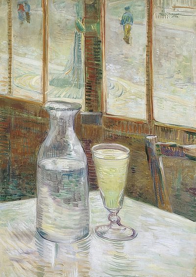 Café Table with Absinthe by Vincent van Gogh