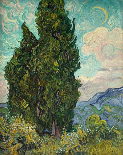 Cypresses by Vincent van Gogh