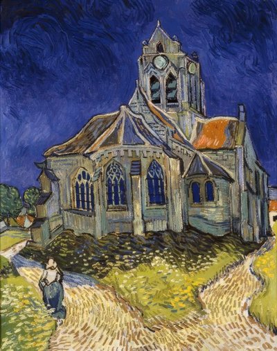 The Church in Auvers-sur-Oise by Vincent van Gogh