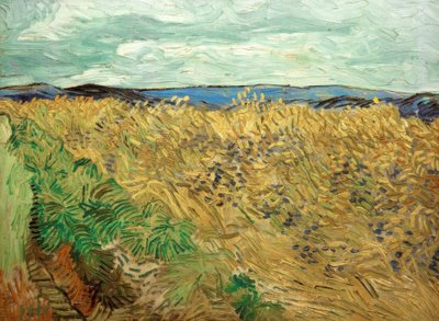 Field with Cornflowers by Vincent van Gogh