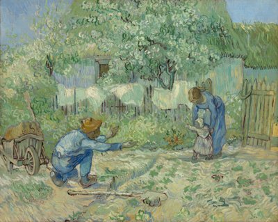 First Steps after Millet, 1890 by Vincent van Gogh