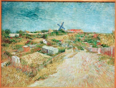 Vegetable Gardens at Butte Montmartre by Vincent van Gogh