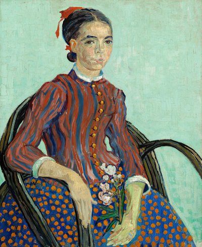 La Mousmé, 1888 by Vincent van Gogh