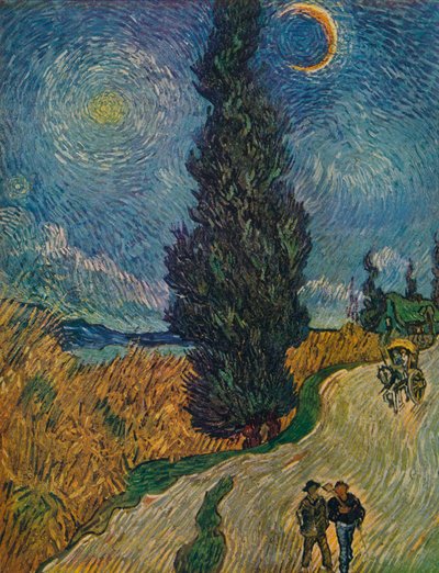 The Cypress Road by Vincent van Gogh