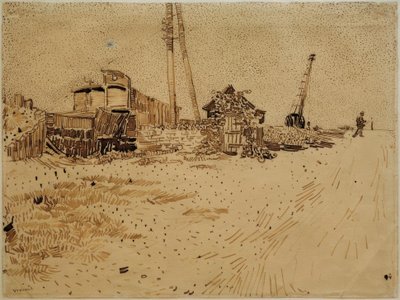 Railway Campground by Vincent van Gogh