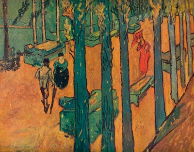 Le Aliscamps, 1888 by Vincent van Gogh