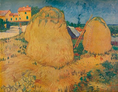 The Haystacks in Provence, 1888 by Vincent van Gogh