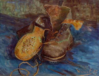 The Shoes by Vincent van Gogh