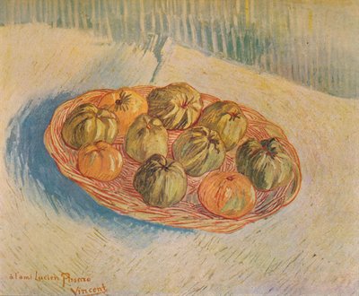 Basket Filled with Apples, 1887 by Vincent van Gogh