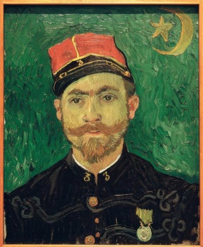 Portrait of Milliet by Vincent van Gogh