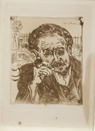 Portrait of Doctor Gachet by Vincent van Gogh