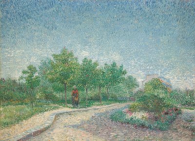 Square Saint-Pierre, Paris. 1887 by Vincent van Gogh