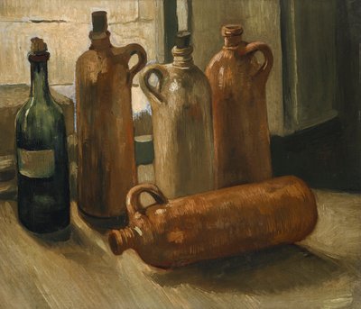 Still Life with Five Bottles by Vincent van Gogh