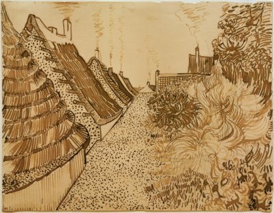 Street in Saintes-Maries-de-la-Mer by Vincent van Gogh