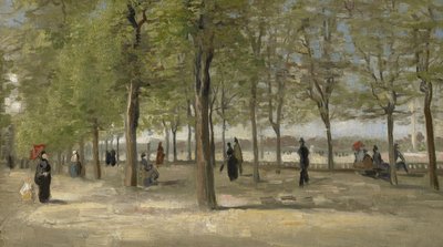 Terrace in the Luxembourg Garden by Vincent van Gogh