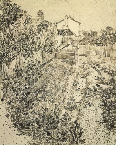 The Flower Garden by Vincent van Gogh