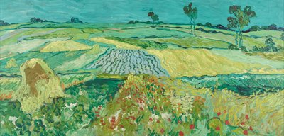 The plain near Auvers. by Vincent van Gogh