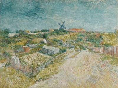 Vegetable Gardens in Montmartre by Vincent van Gogh