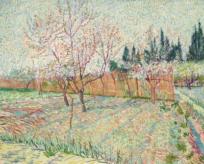 Orchard with Cypresses by Vincent van Gogh
