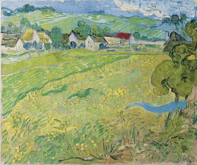 View of Vessenots in Auvers by Vincent van Gogh