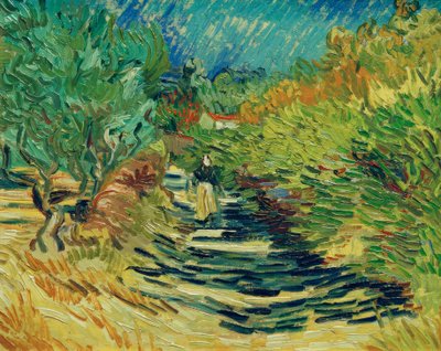 Path in Saint-Rémy by Vincent van Gogh