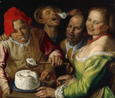 The Ricotta Eaters by Vincenzo Campi