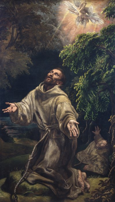 Saint Francis with Stigmata by Vincenzo Campi