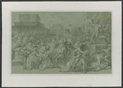 Rape of the Sabines by Vincenzo Camuccini