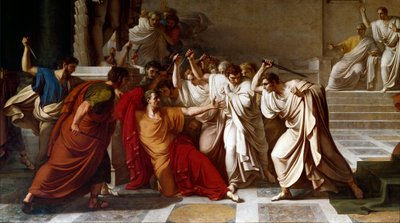 The Death of Julius Caesar (detail) by Vincenzo Camuccini
