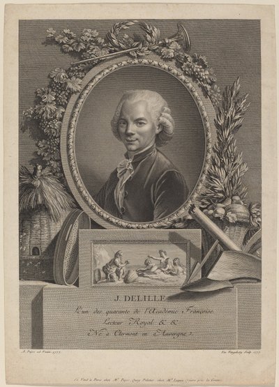 Jacques Delille by Vincenzo Vangelisti after André Pujos