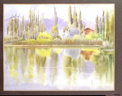 Lake Dal, Kashmir by Violet M. Minchin