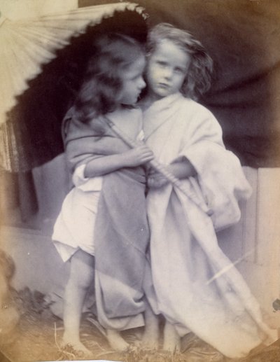 Paul and Virginia Under a Parasol, c.1855-65 by Viscountess Hawarden