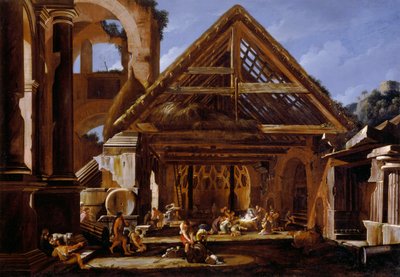 Adoration of the Shepherds by Viviano Codazzi