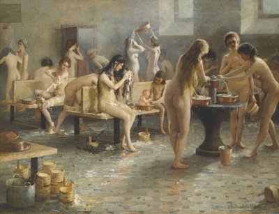 The Bath House by Vladimir Alexandrovich Plotnikov