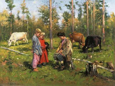Shepherd Boys by Vladimir Egorovic Makovsky
