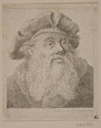 Bust of a Bearded Man by W.A. Müller