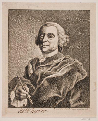 Johan Christopher Holtzbecher by W.A. Müller